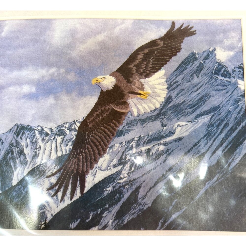 Simplicity Stitchery Eagle Crewel Kit 18" X 14" Polyester & Cotton